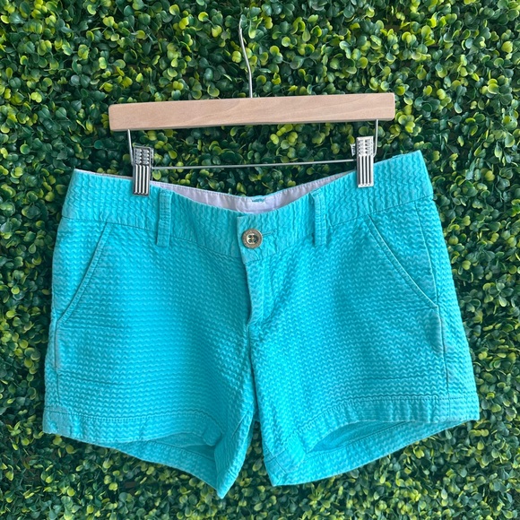 Lilly Pulitzer Pants - Lilly Pulitzer SIZE 0 Callahan Shorts in Aqua